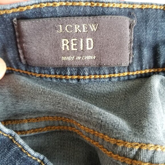 J. Crew Reid Cone Denim Medium Dark Wash Jeans 27 - Picture 10 of 14